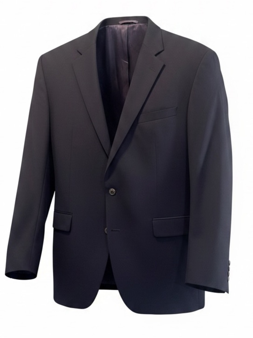 Jack Victor 48L Navy Silver Button King SPJ Mens Wool Blazer Sport Coat Jacket